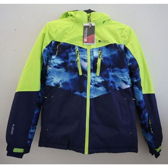 Mountain Warehouse Kids' Sz 11-12y Blue Storm II Printed Extreme Ski Jacket $95 - Picture 1 of 16